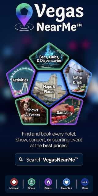 VegasNearMe app screenshot